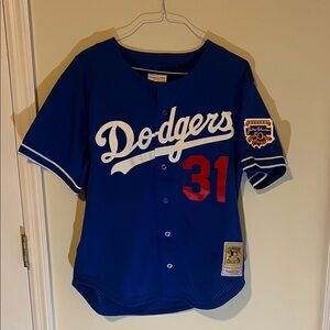 Mitchell & Ness Blue Dodgers Jersey